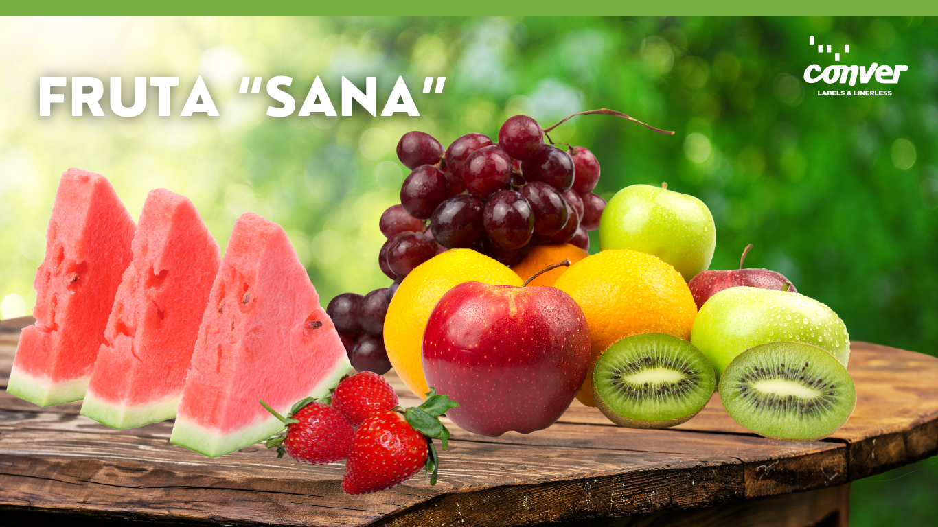 ETIQUETADO LINERLESS: ESPECIAL FRUTA “SANA”