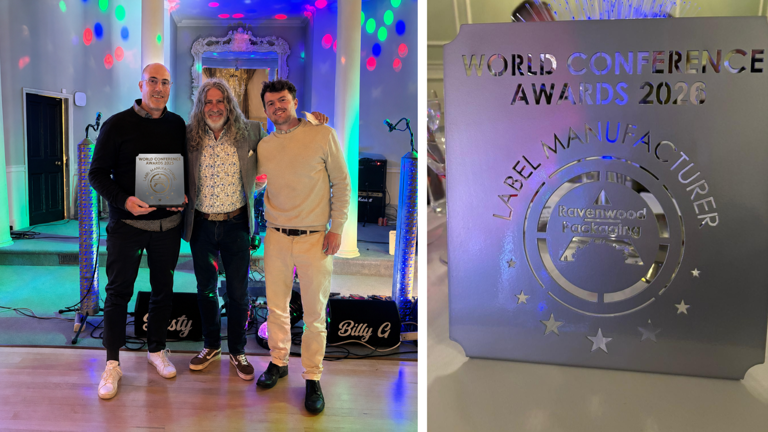 CONVER LINERLESS & LABELS GALORNADO “PRINTER OF THE YEAR-LINERLESS” A NIVEL MUNDIAL, POR RAVENWOOD