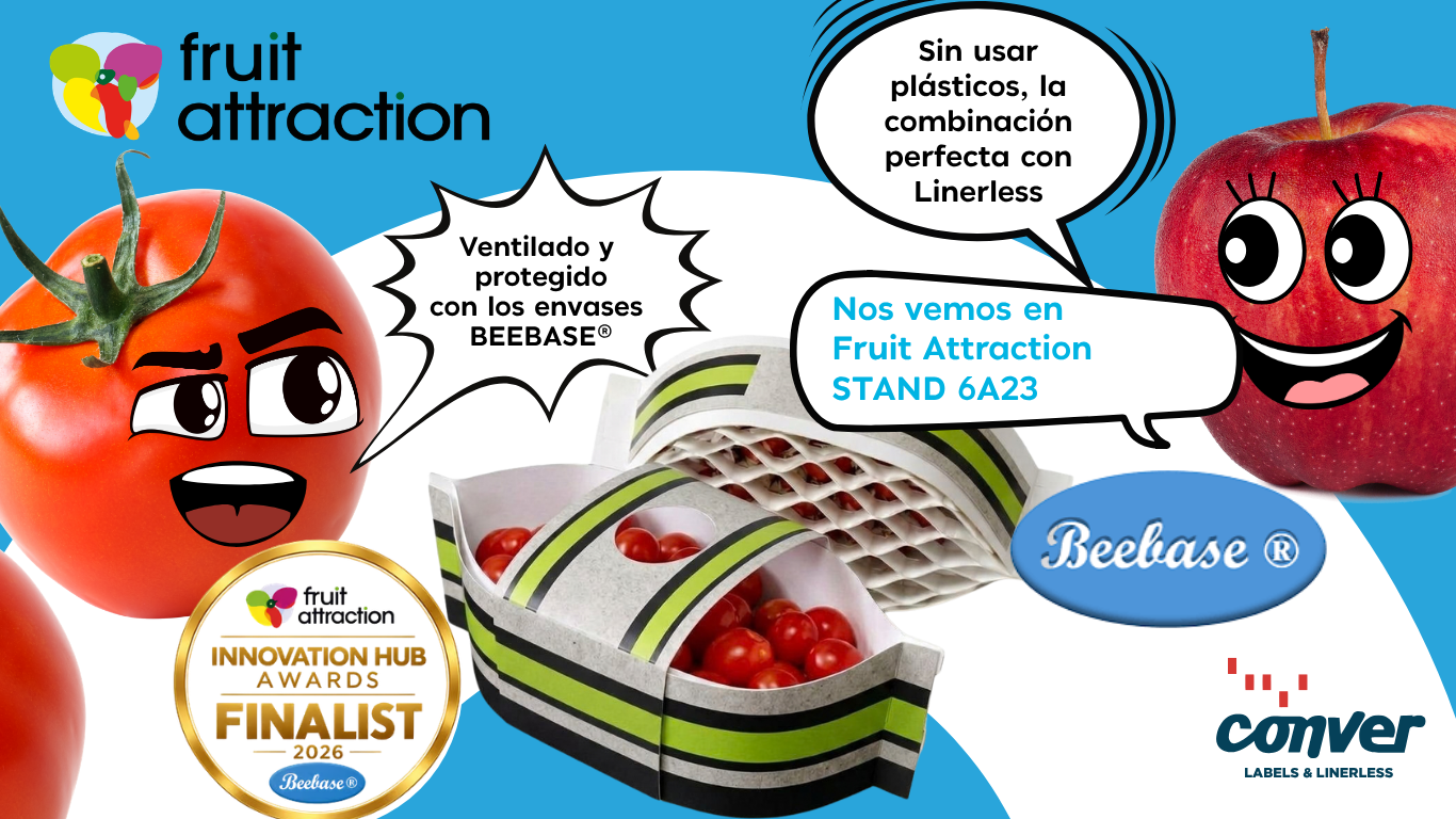 CONVER Labels & Linerless refuerza su colaboración con BEEBASE®, en Fruit Attraction-2026
